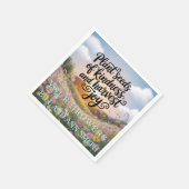 Plant Seeds of Kindness Customizable Serviette (Ecke)