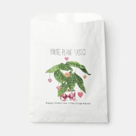 Plant-tastic Houseplant Pun Classroom Valentine  Geschenktütchen
