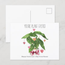 Plant-tastic Houseplant Pun Classroom Valentine 