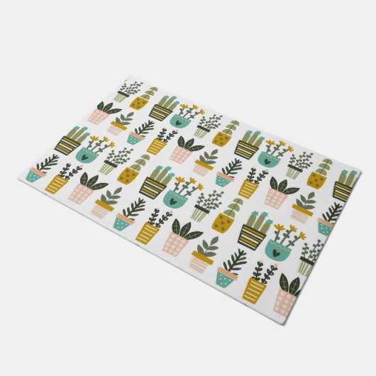 Plant Wall Fußmatte (Schrägansicht)