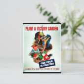 Planta Victory Garden Postkarte (Stehend Vorderseite)