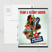 Planta Victory Garden Postkarte (Vorne/Hinten)