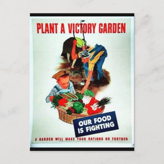 Planta Victory Garden Postkarte (Vorderseite)