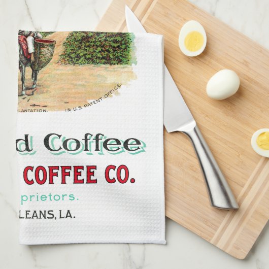 Plantage Röstkaffee Geschirrtuch (Viertel Falte)