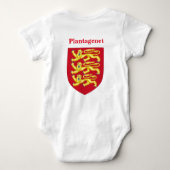 Plantagenet Royal Wappen Baby Strampler (Rückseite)