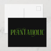 Plantaholic Funny Gardens Botanische Pflanze Lover Postkarte (Vorne/Hinten)