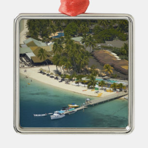 Plantation Island Resort, Malolo Lailai Island Ornament Aus Metall