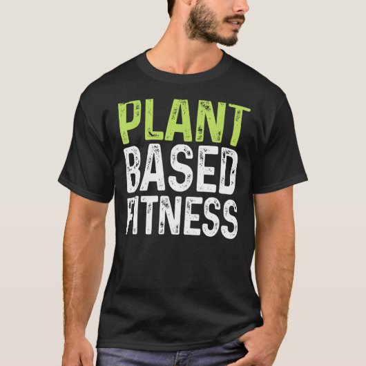 PLANTBASIERTE Fitness - Vegane Pflanze auf der Gru T-Shirt (Vorderseite)