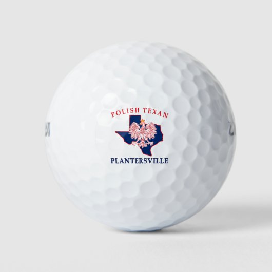 Plantersville Polnisch Texan Golfball (Vorderseite)