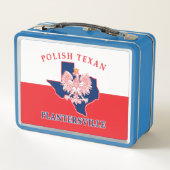 Plantersville Polnisch Texan Metall Brotdose (Rückseite)
