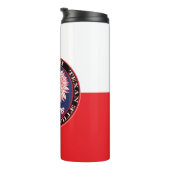 Plantersville Runde Polnisch Texan Thermosbecher (Nach rechts gedreht)