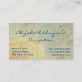 Plantes - Visitenkarte (Rückseite)