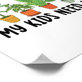 Plantie Redewendungen | Hauspflanzen Hobby Gardene Poster (Ecke)