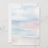 Plantillas de boda tropicales en acuarela einladung (Rückseite)