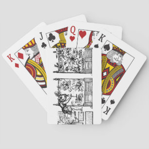 Planting in raised beds, from 'The Gardener's Laby Spielkarten