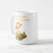 Planting Joy Gardening Goose Slogan Coffee Mug Kaffeetasse (Vorderseite Links)
