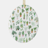 Plantita House Pflanze und Pots Muster Keramik Ornament (Rechts)