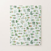 Plantita House Pflanze und Pots Muster Puzzle (Vertikal)
