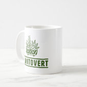 Plantovert Introvert Pflanze Lover  Kaffeetasse (Vorderseite Links)