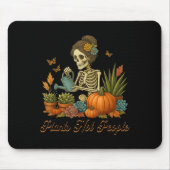 Plants Not People Plant Lover Skeleton Gardening D Mousepad (Vorne)