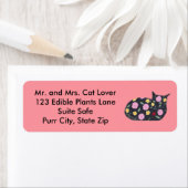 Plants Safe for Cats Painting Address Labels (Insitu)