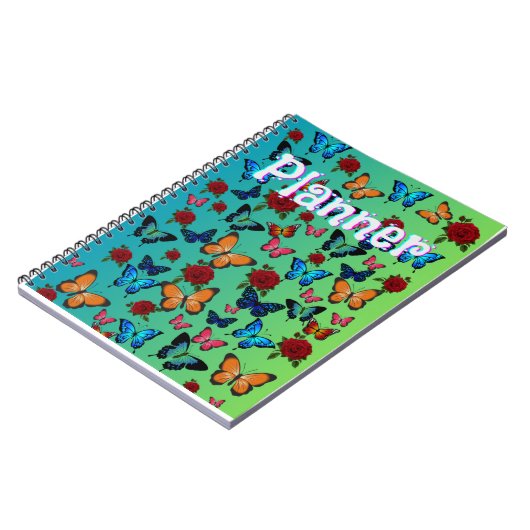 Plantschmetterling Notizblock (Linke Seite)