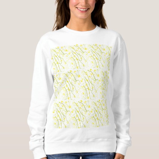 Plantvoll grünes Sweatshirt (Vorderseite)
