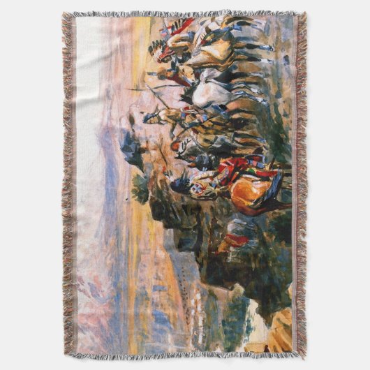 "Planung des Angriffs" von Charles M Russell Decke (Vorderseite Vertikal)