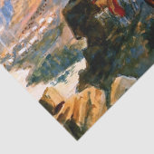 "Planung des Angriffs" von Charles M Russell Seidenpapier (Detail)