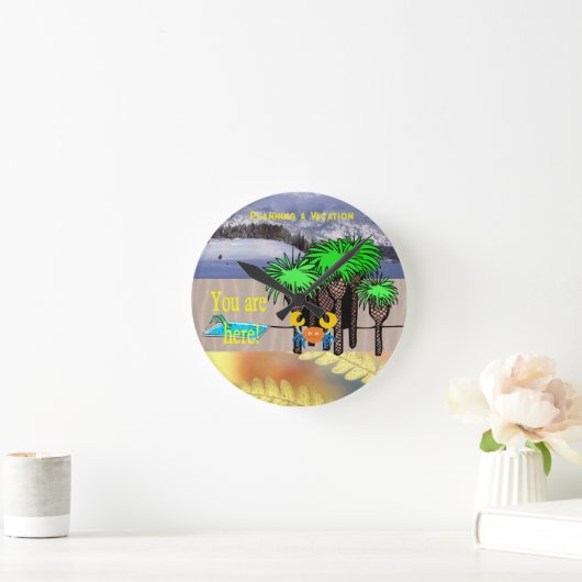 Planung einer Urlaubszeit Uhr (Zuhause)