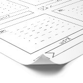 Planung für die Woche Poster (Ecke)