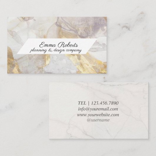 Planung und Design Business Card Visitenkarte (Vorne/Hinten)
