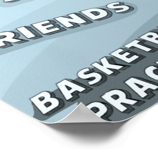 Planung und Zeitmanagement (Matte) Poster (Ecke)