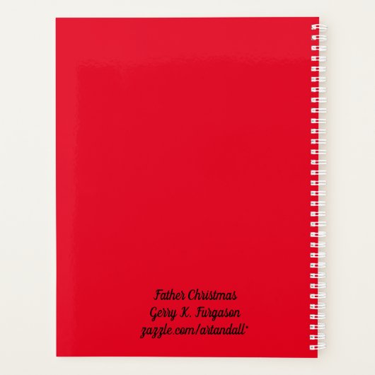 PLANUNG "VATER CHRISTMAS" 2025 PLANER (Rückseite)