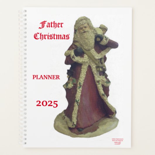 PLANUNG "VATER CHRISTMAS" 2025 PLANER (Vorderseite)