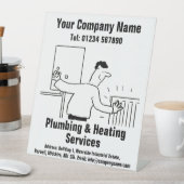 Planung von Cartoon für die Anlage und die Heizung Sockelschild (In Situ)