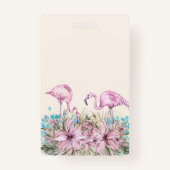 PLANUNGSGaben für Bride - Flamingo Thema Ausweis (Rückseite)