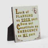 Planungsmangel Fotoplatte (Vorderseite)