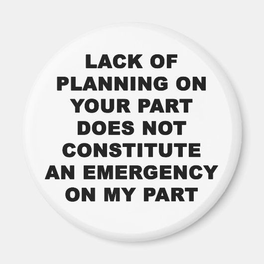 Planungsmangel Magnet (Vorne)