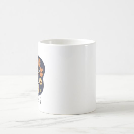 Planuts Funny Astronomy Nuts Pun Kaffeetasse (Mittel)