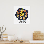 Planuts Funny Astronomy Nuts Pun Poster (Küche)