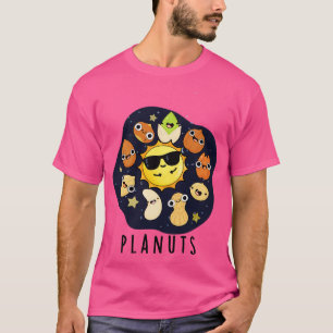 Planuts Lustige Astronomie Nüsse Wortspiel 1 T-Shirt