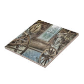 Planwagen, hölzernes Lastwagenrad Fliese (Seite)