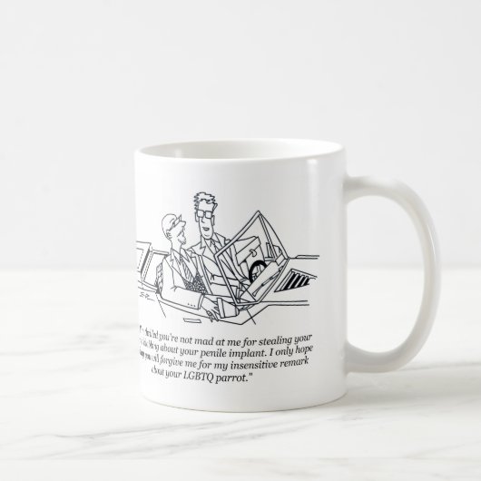 Plappernde Linkshand-Tasse Kaffeetasse (Rechts)