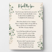 Plaque Annie Johnson Flint - Er gibt mehr Grace Fotoplatte (Vorderseite)