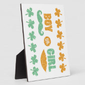 Plaque de la Saint Patrick's Day Gender Fotoplatte (Seite)