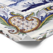 Plaque, die eine Szene aus "The Magic Flute" darst Poster (Ecke)