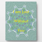 Plaque Fotoplatte (Vorderseite)