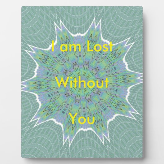 Plaque Fotoplatte (Vorderseite)