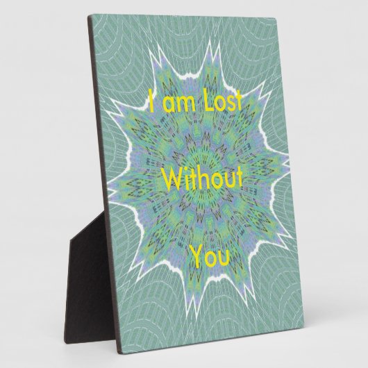 Plaque Fotoplatte (Seite)